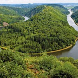 Saarschleife, Luftaufnahme