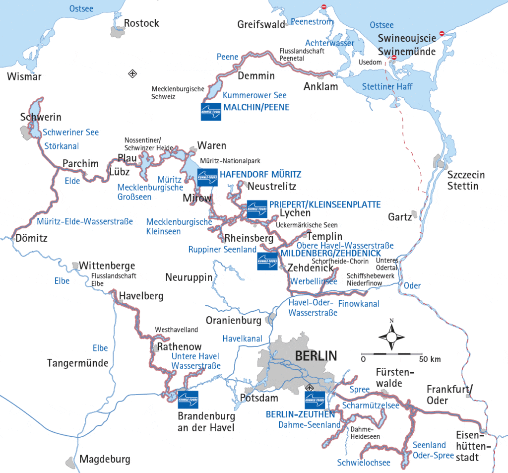 Reviere in Deutschland