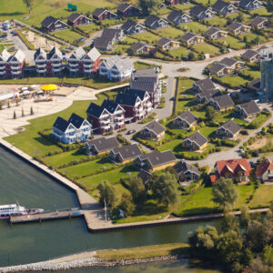 Luftaufnahme vom Ferienpark Müritz