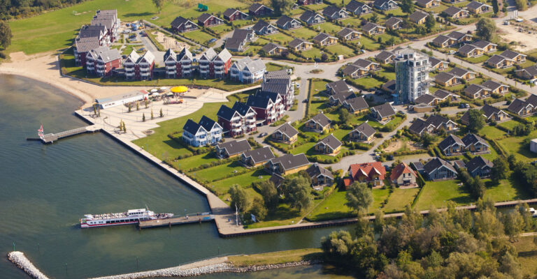 Luftaufnahme vom Ferienpark Müritz