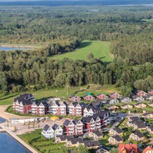 Luftaufnahme vom Ferienpark Müritz