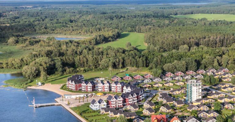 Luftaufnahme vom Ferienpark Müritz